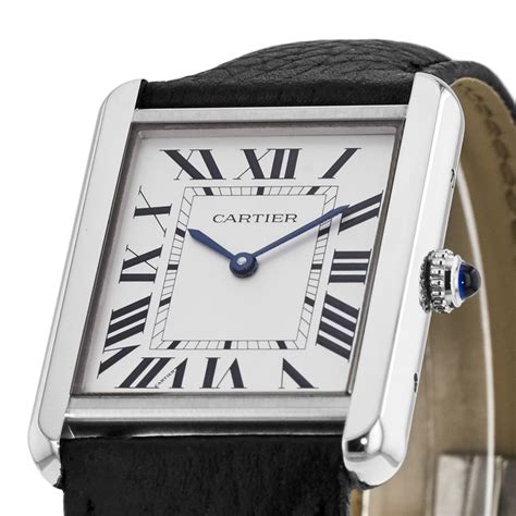 cartier tank solo women's watch